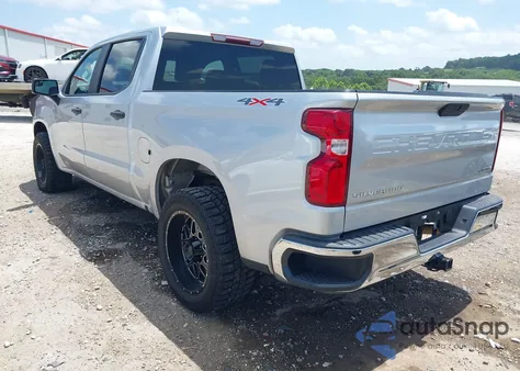 2020 Chevrolet Silverado 1500 4Wd Short Bed Custom из США, поврежденный, VIN 1GCPYBEK5LZ182789